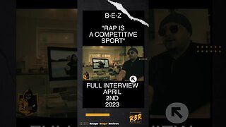 RAP IS A COMPETITIVE SPORT - YOUTUBE SHORTS - B-E-Z