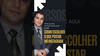 🔴 Curso DOMINANDO O INSTAGRAM, hoje live 17:00 - O que postar, quando postar? LINK NA DESCRIÇÃO