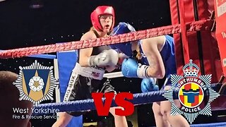 PART 1 how to punch a police officer West Yorkshire Firefighter VS Northumbria Police in a Boxing