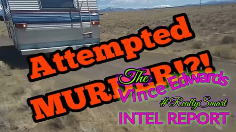 Attempted MURDER Caught on VIDEO! Crazy Lady Tries to Run Over Vince Edwards w/an RV!!! #ReallySmart