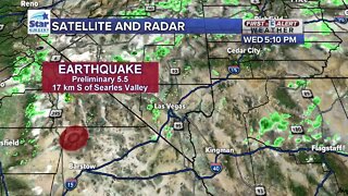 Earthquake hits near Ridgecrest California