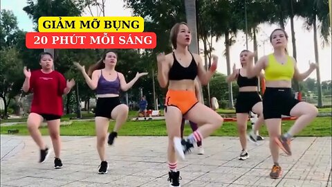 Thể Dục Aerobic Giảm Mỡ Bụng Đơn Giản Hiệu Quả chỉ 20 phút Sáng Mỗi Ngày | Chang aerobic