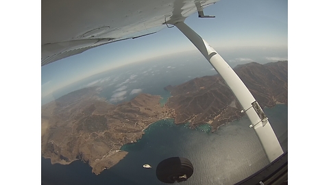 A flight to Catalina Island