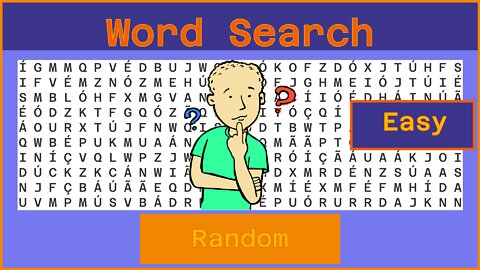 Word Search - Challenge 08/24/2022 - Easy - Random