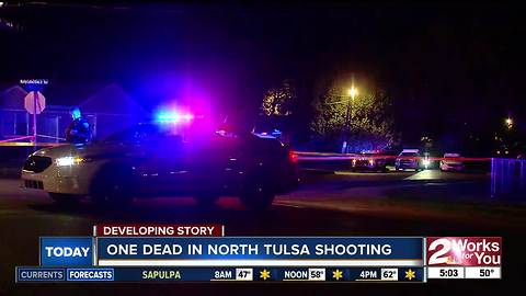 Shootout leaves a man dead in North Tulsa