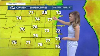 Pleasant weather continues into Wednesday