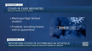 Maricopa High School student tests positive for COVID-19