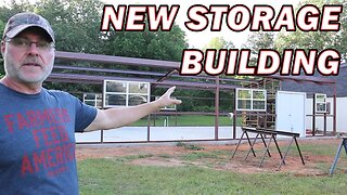 The New Metal Building For Our Homestead