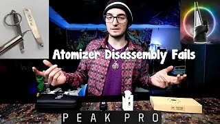 Puffco Peak Pro Atomizer Disassembly Fails & What Not To Do 1