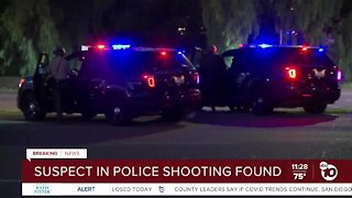 Suspect in Escondido police shooting found dead
