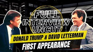 Donald Trump FULL INTERVIEW and First Appearance on David Letterman (1986)