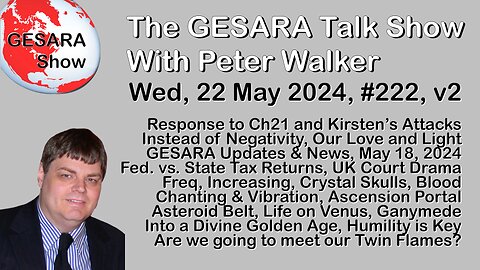 2024-05-22 GESARA Talk Show 222 - Wednesday