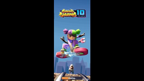 Subway surfer extream journey for the highest score of 2.4 million points.