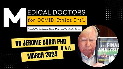 Dr Jerome Corsi PhD PART II (Q & A)