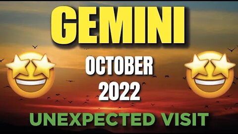 Gemini ♊ 🤩 UNEXPECTED VISIT🤩 Horoscope for Today OCTOBER 2022 ♊ Gemini tarot October 2022 ♊