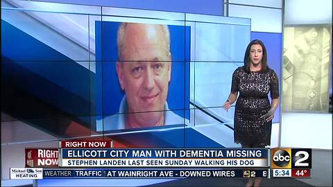 Missing 64-year-old Ellicott City man with dementia