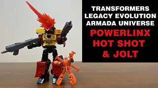 Powerlinx Hot Shot & Jolt - Transformers Legacy Evolution - Unboxing and Review