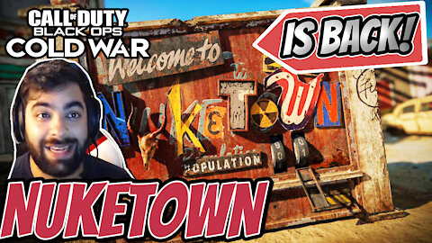 NUKETOWN IS BACK and it's SWEATY - Black Ops Cold War Nuketown 84 Gameplay and Impressions