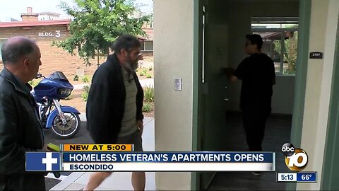 New homeless apartments in Escondido to begin moving veterans in