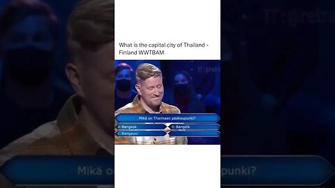 What Is The Capital Of Thailand? (funny Quize) #funny #quiztime #tiktok #viral