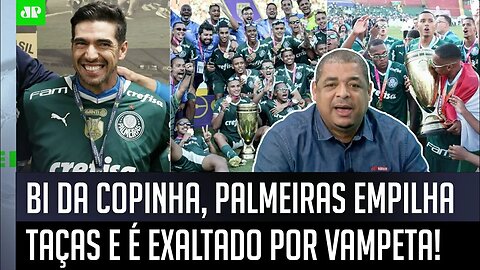 "É COISA DE LOUCO! O Palmeiras é CAMPEÃO DE TUDO! Você vê essa BASE e..." Vampeta RASGA ELOGIOS!
