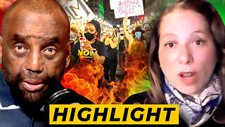 Minorities joining forces against the whites w/ Fatimah Gilliam & Jesse Lee Peterson (Highlight)