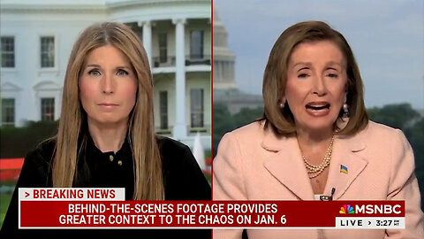 Nancy Pelosi In Straight-Up PANIC MODE After Video Shows Her Admitting She Screwed J6 Security Up