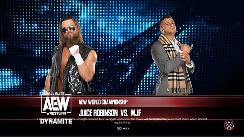AEW Dynamite MJF vs Juice Robinson for the Dynamite Diamond Ring