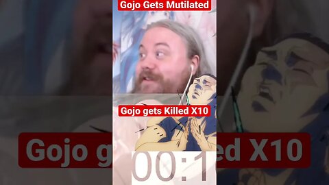 Gojo gets MUTILATED Gojo DEATH REACTION HOW THE F** IS HE ALIVE #shorts #anime #reaction #animeedit