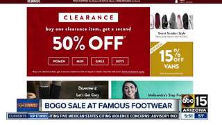 Get a great deal on shoes at Famous Footwear