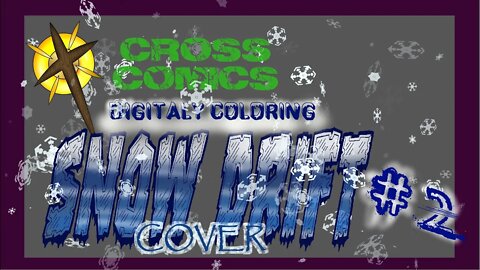 Speed painting Digital Coloring Snow Drift #2 Cover