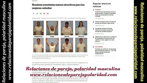 Los hombres muy sonrientes y alegres no son atractivos para las mujeres