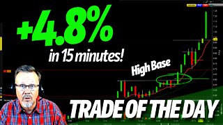 TRADE OF THE DAY: +4.8% on SOLO in 12 mins! - Day Trading