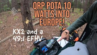 10 watts and a wire QRP POTA to Europe with 10 watts and a wire