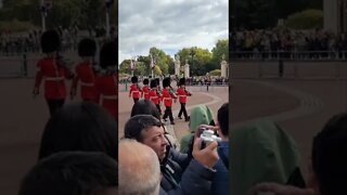 The kings Guards return from Clarence house #buckinghampalace