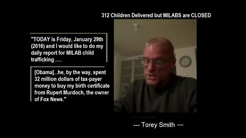 Torey Smith -- '312 Children Delivered, but MILABS are CLOSED ...'