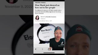 Elon musk mass fires twitter employees.