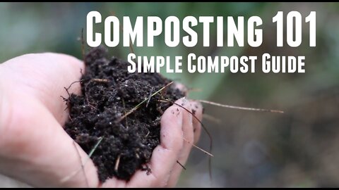 Composting For Beginners - Easy Composting 101 How To Guide DIY Free Wood Pallets Compost Bin