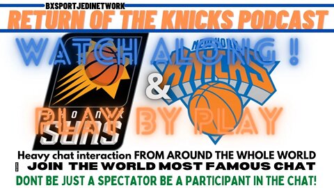 🏀 New York Knicks VS SUNS LIVE PLAY BY PLAY & WATCH-ALONG KNICK Follow Party