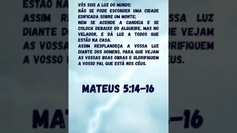 Mateus 5:14-16 - Luz do Mundo #shorts