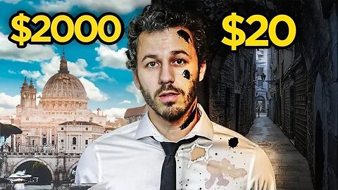 I Survived $20 VS $2,000 Vacation (Europe Edition)