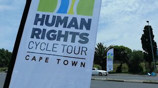 SOUTH AFRICA - Cape Town - 10 November 2019 - The Human Rights Cycle Tour Launch (Video) (ri4)