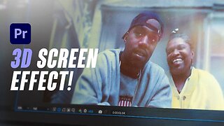 How to Create a 3D Screen Effect! - Adobe Premiere Pro CC Tutorial
