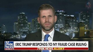 Eric Trump Responds To NY Fraud Case Ruling!