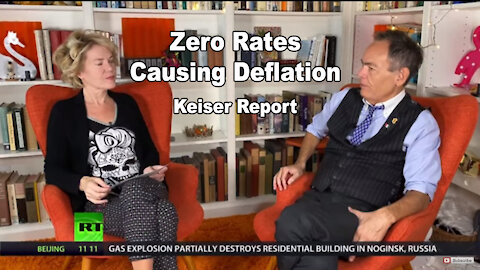 Zero Rates Causing Deflation – Keiser Report