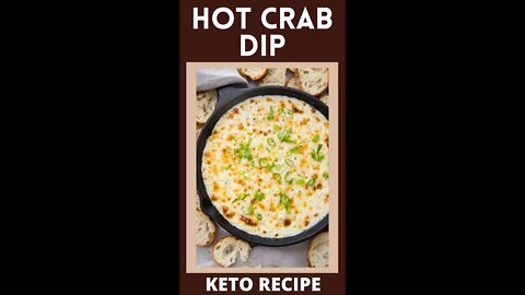 Hot crab dip | keto recipes | low carb | low carb diet | low carb recipes #Shorts #keto