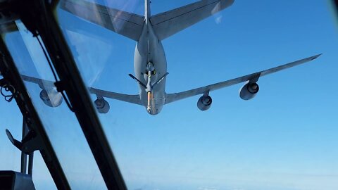 KC-135 Refuels AC-130J/W - Southern Strike 2022