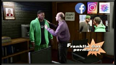 Franklin got a promotion, Gta5 Story Mode PlayStation