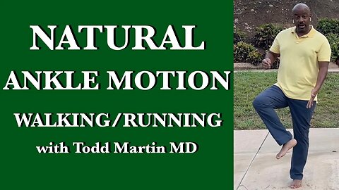 Ankle Motion-Natural Foot Placement Walking and Running