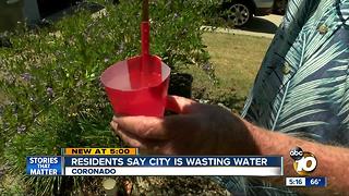 Residents say city is wasting water ++